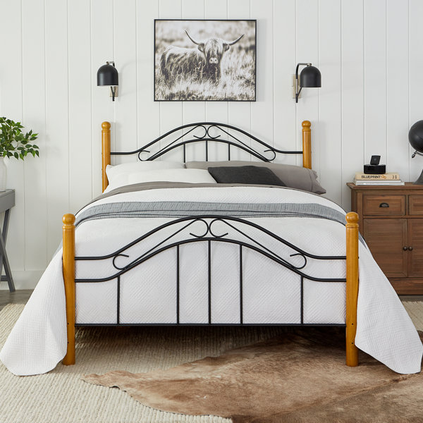 Fleur De Lis Living Durkin Metal Storage Bed & Reviews Wayfair Canada